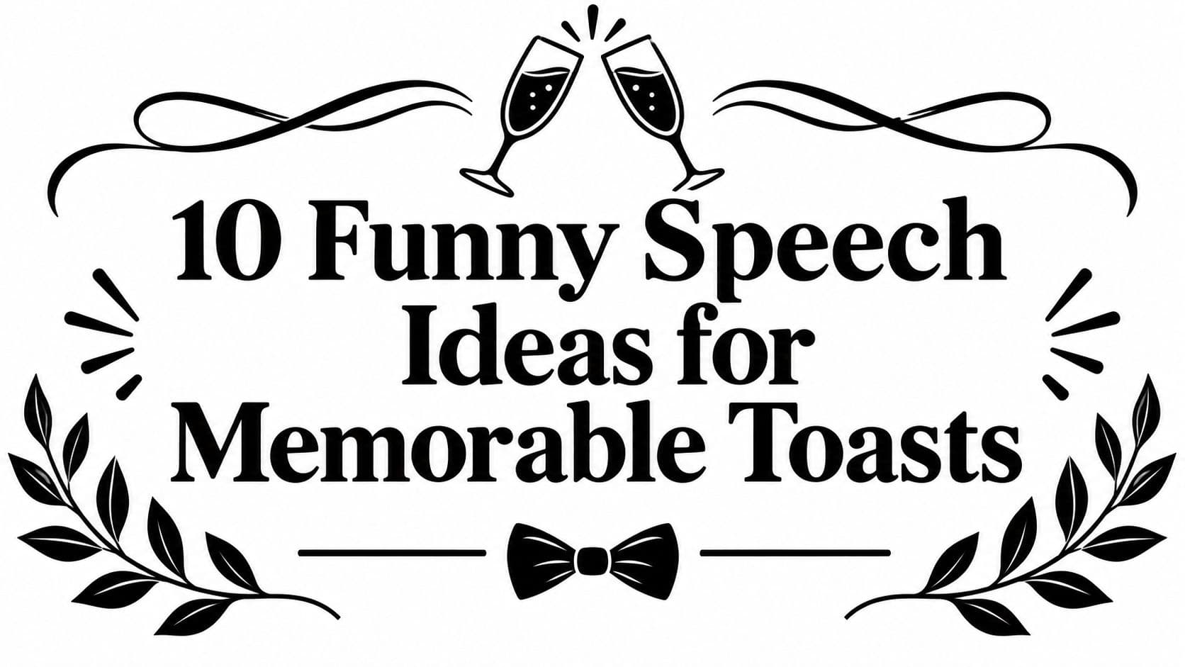 10 Funny Speech Ideas for Memorable Toasts