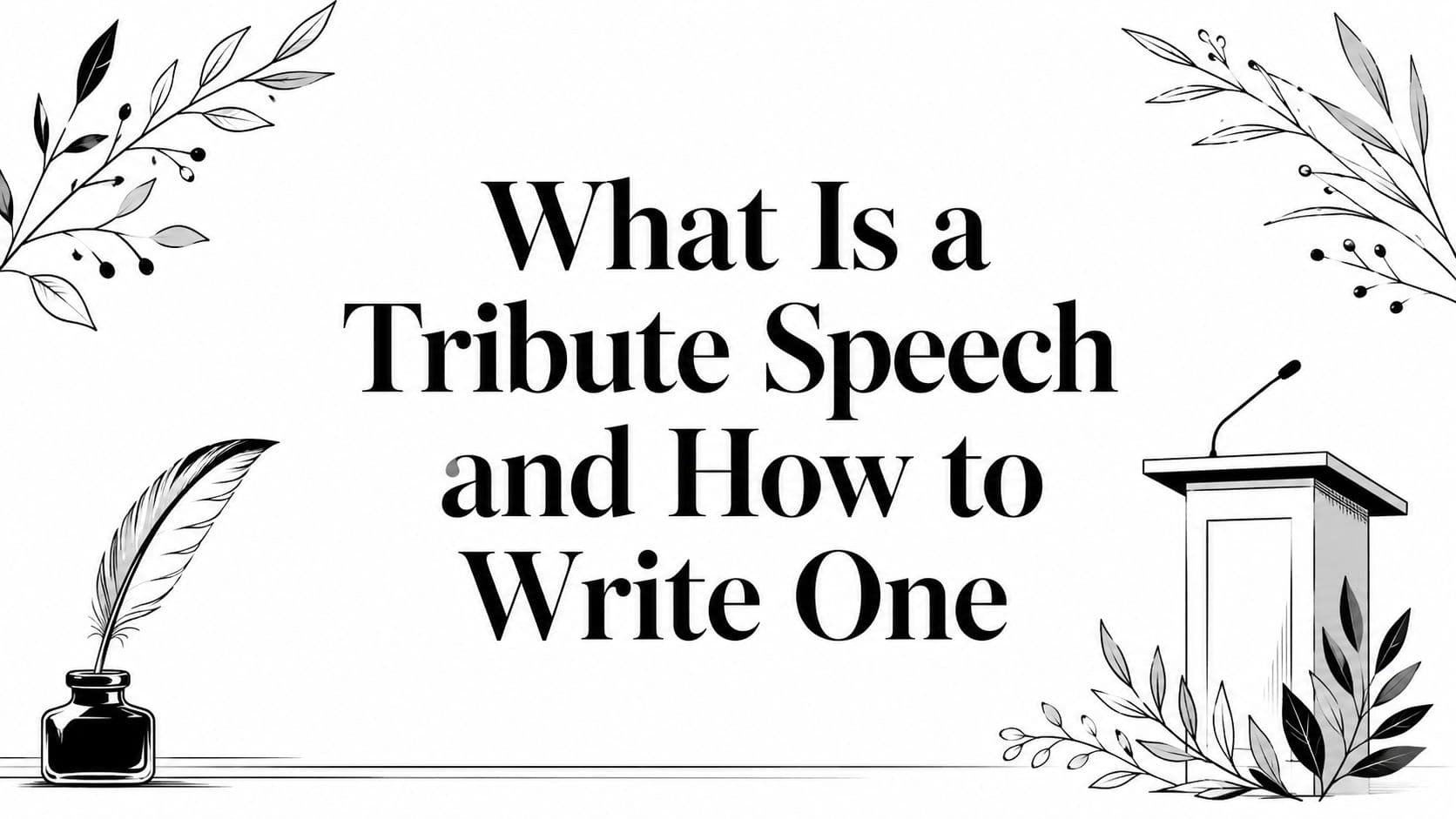 What Is a Tribute Speech and How to Write One