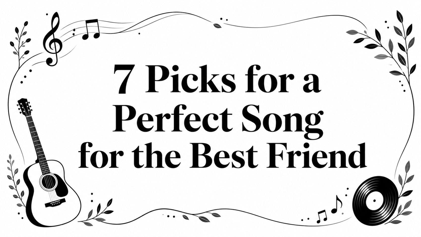 7 Picks for a Perfect Song for the Best Friend