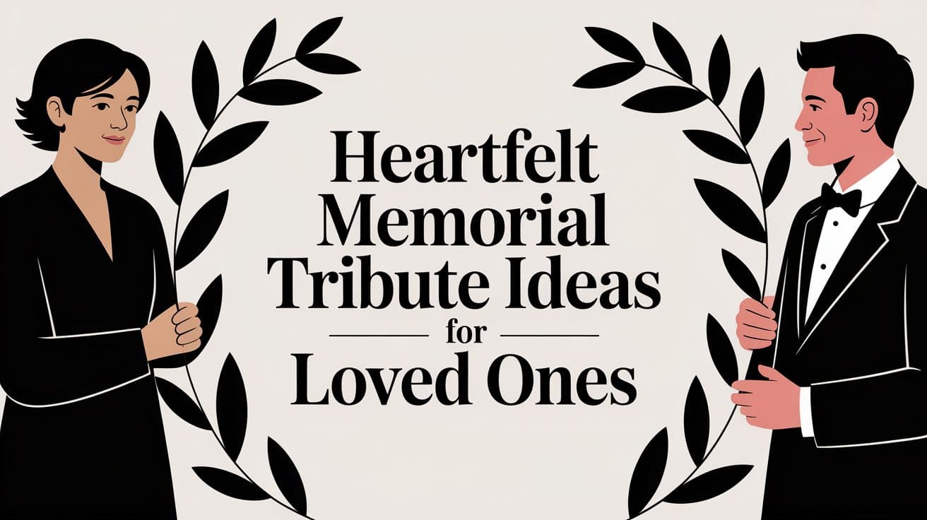 Heartfelt Memorial Tribute Ideas for Loved Ones