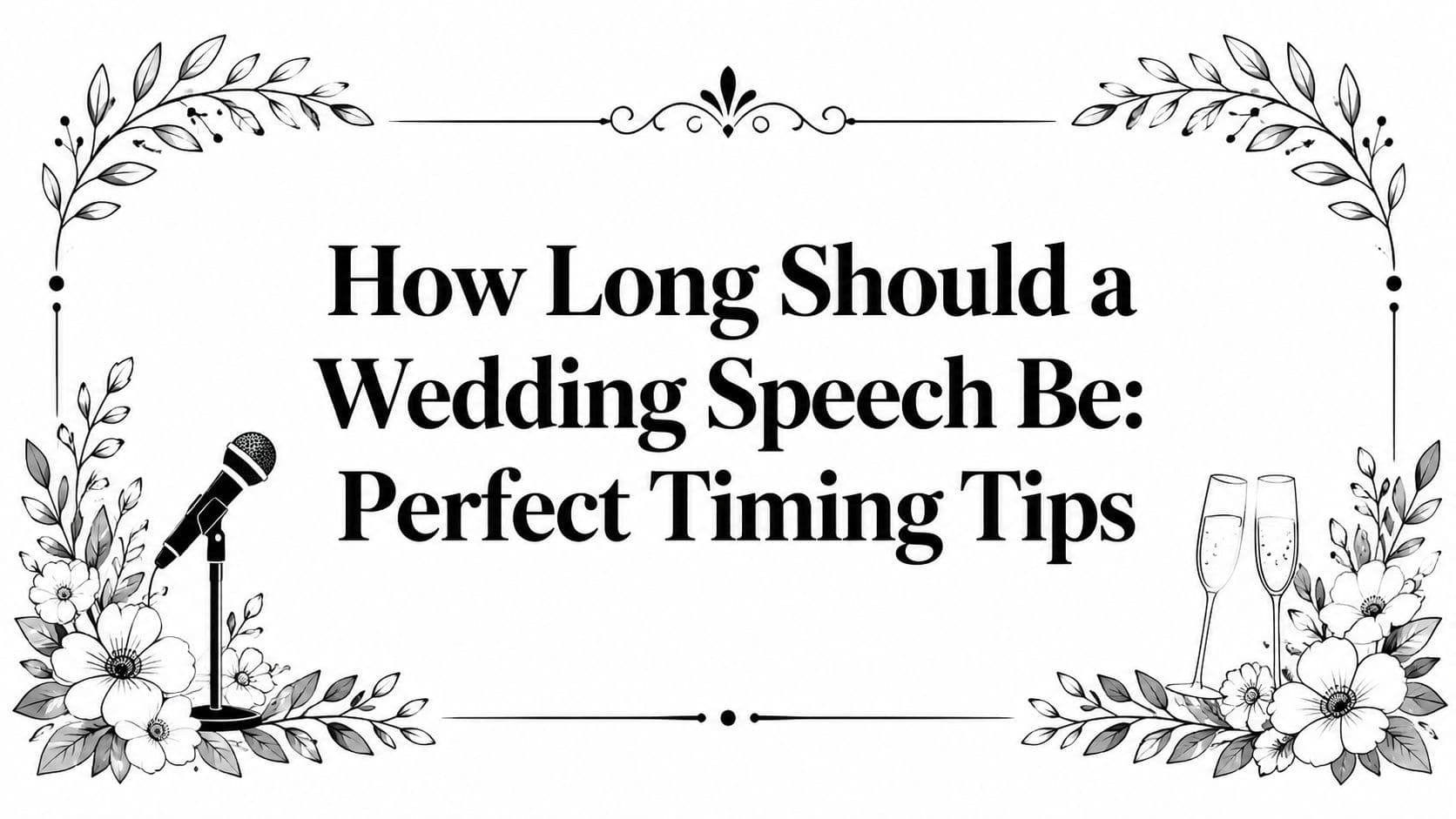 How Long Should a Wedding Speech Be: Perfect Timing Tips